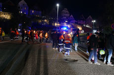 Sankt Martin Laternenumzug durch die Stadt (Foto: Karl-Franz Thiede)